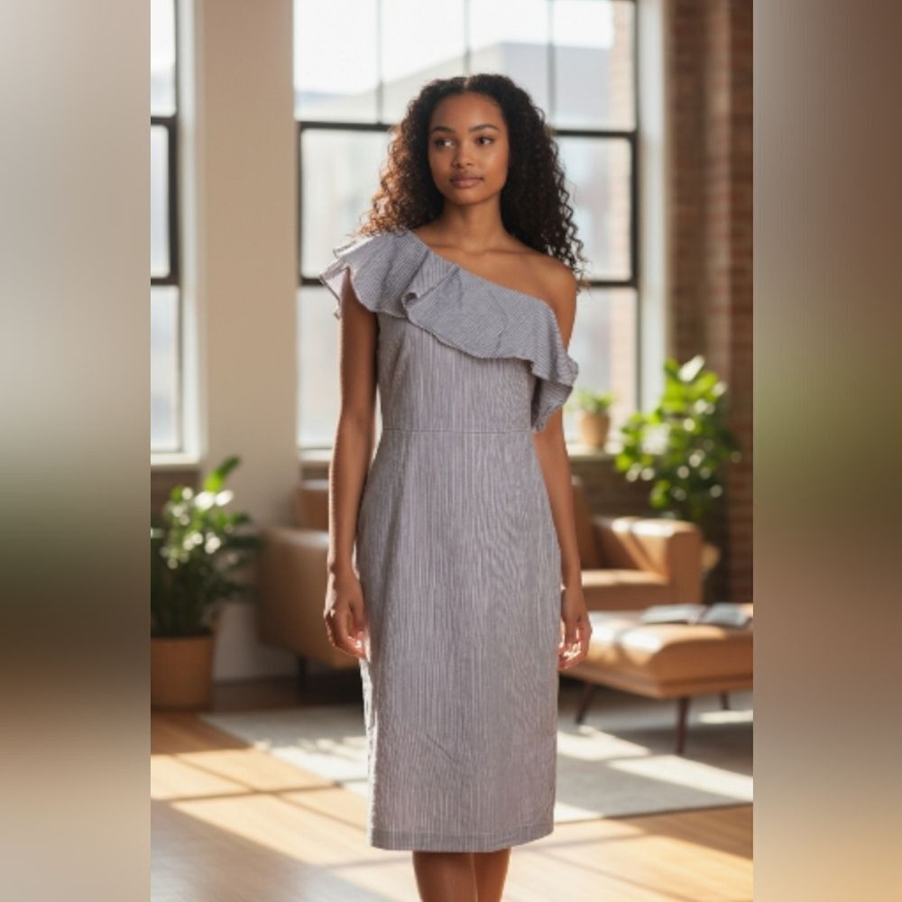 Banana Republic Seersucker Dress